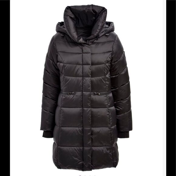 Steve Madden Hooded Puffer Coat - Picture 1 of 5
